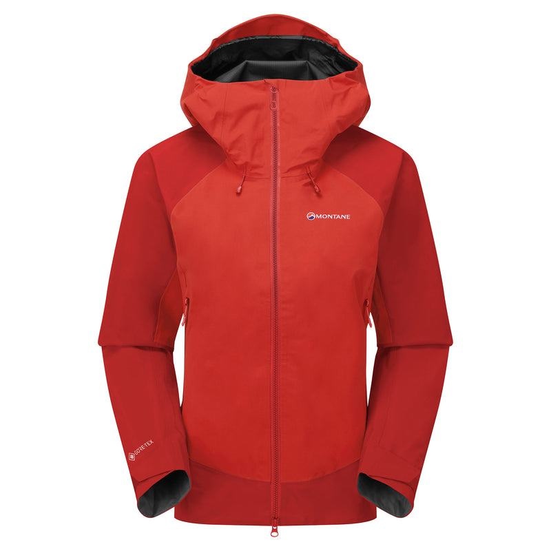 Red Women\'s Montane Phase XPD Waterproof Jackets | BMU3113IE