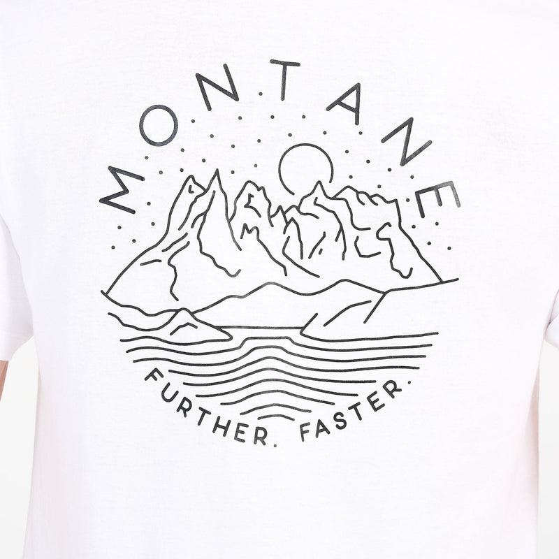 White Men's Montane Starscape T Shirts | YZD6311MG