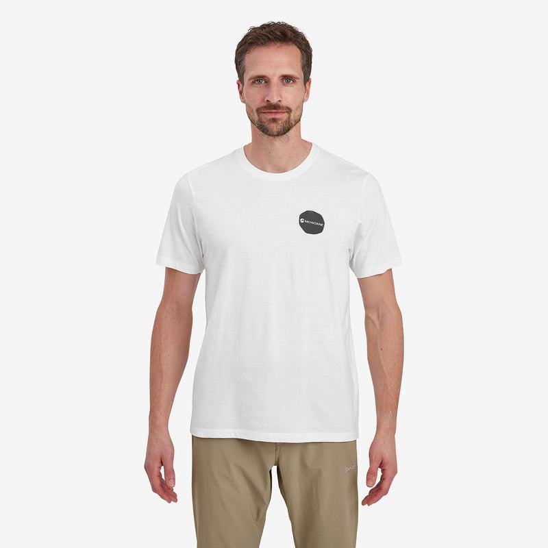 White Men's Montane Transpose T Shirts | NCL5450QB